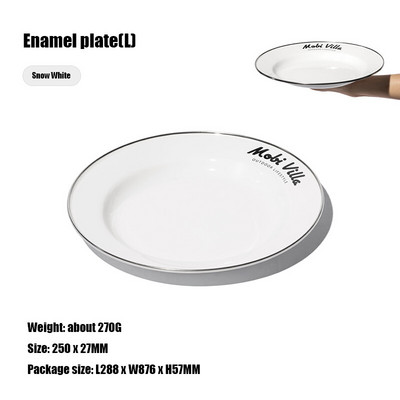 MOBI GARDEN Šķīvji Bļodas Tūrisms Kempinga Aprīkojums Emaljas Bļodas Un Šķīvji Virtuves Galda piederumi Āra Pārgājieni Piknika šķīvji Bļodas