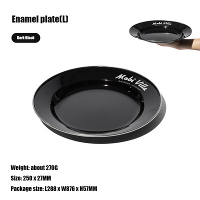 MOBI GARDEN Šķīvji Bļodas Tūrisms Kempinga Aprīkojums Emaljas Bļodas Un Šķīvji Virtuves Galda piederumi Āra Pārgājieni Piknika šķīvji Bļodas