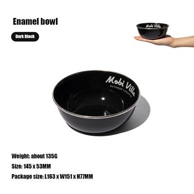 MOBI GARDEN Šķīvji Bļodas Tūrisms Kempinga Aprīkojums Emaljas Bļodas Un Šķīvji Virtuves Galda piederumi Āra Pārgājieni Piknika šķīvji Bļodas