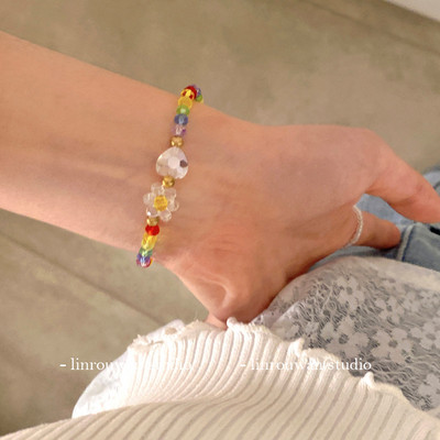 Violeta kristāla tauriņa rokassprādze sievietēm Mīlestības sirds pušķis Opāla rokassprādze Augstas kvalitātes aksesuāri Rotaslieta Dāvana draugam