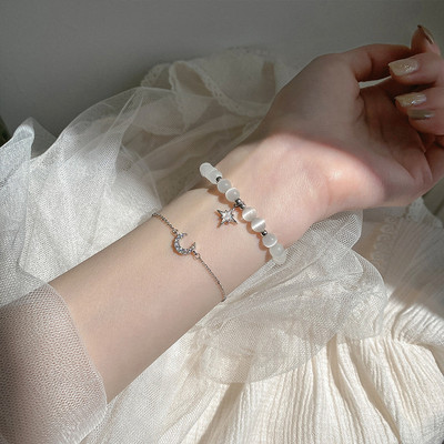 Violeta kristāla tauriņa rokassprādze sievietēm Mīlestības sirds pušķis Opāla rokassprādze Augstas kvalitātes aksesuāri Rotaslieta Dāvana draugam