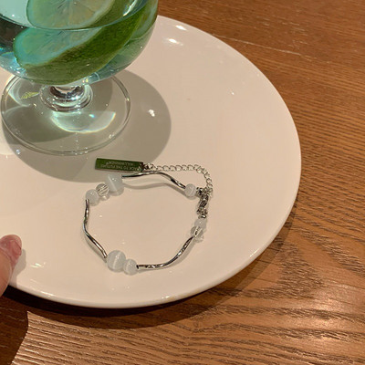 Violeta kristāla tauriņa rokassprādze sievietēm Mīlestības sirds pušķis Opāla rokassprādze Augstas kvalitātes aksesuāri Rotaslieta Dāvana draugam