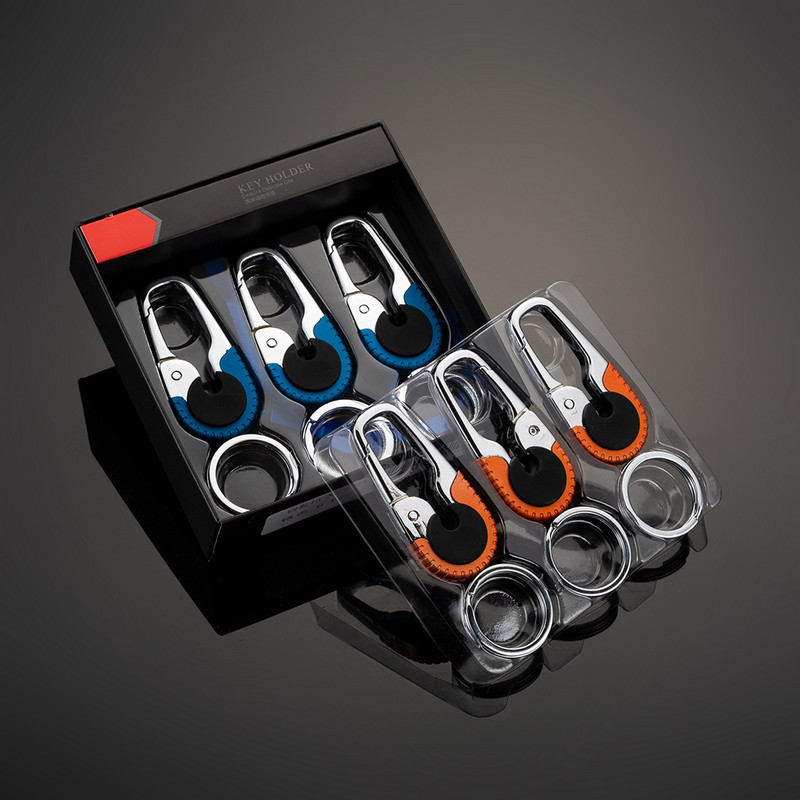 Tartós kulcstartó horog rozsdamentes acél csat kültéri karabiner mászóeszköz dupla gyűrűs autó horgász kulcstartó láncok szerszámláda