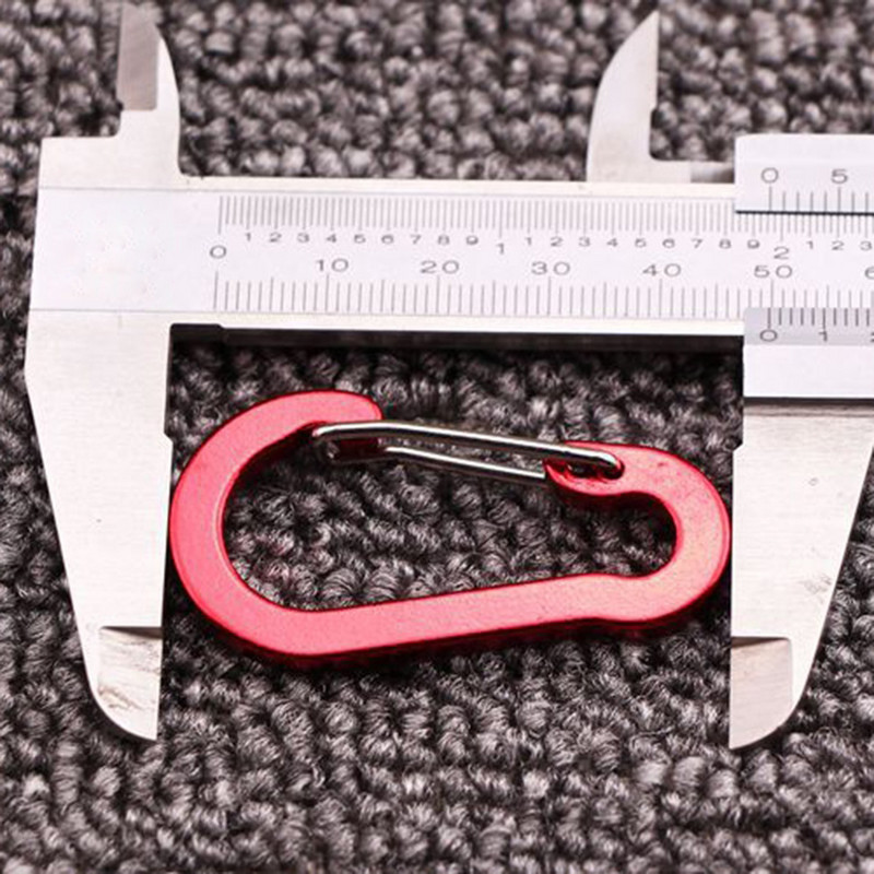 5vnt Įrankiai Karabinas Lauko Kuprinė Stovyklavimas Laipiojimo strėlės Žvejybos kabliukas Raktų pakabukas Užraktas Sagtis Užsegamas segtukas