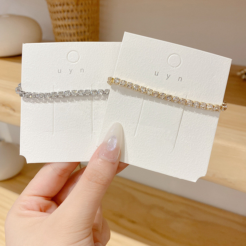 Fényes, teljes cirkon rozsdamentes acél karkötő nőknek 2022 új divatos állítható 18K aranyozott karkötő ékszer ajándék buli