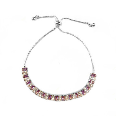 Luksusa pilna ar Rhinestone krāsu cirkona rokassprādze sievietēm Jauns dizainers, spīdīgs klasisks regulējams rokassprādzes kāzu rotaslietas dāvana