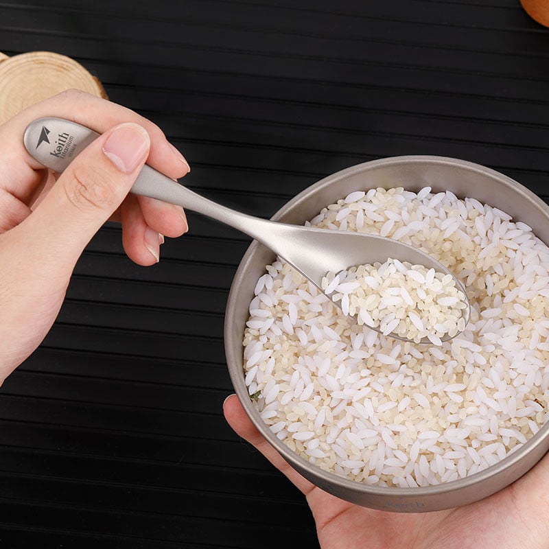 Keith titán kanál könnyű vacsorakanál evőkanál otthoni szabadtéri kempingezéshez túrázáshoz utazó piknik evőeszközökhöz