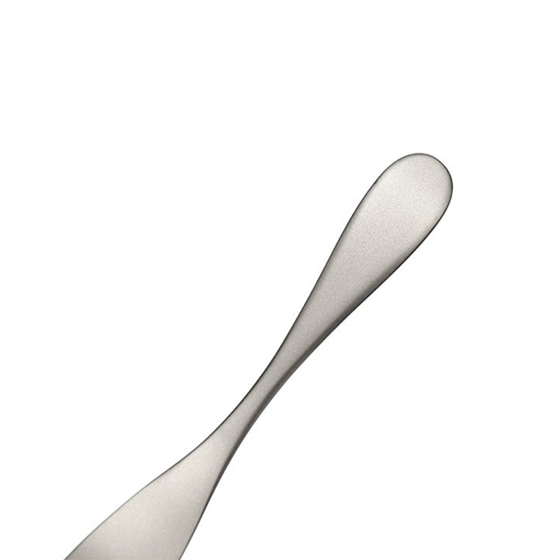 Aukštos kokybės titaniniai stalo reikmenys vakarienės šakutė Titano salotų šakutė pyrago šakutė desertinė šakutė lauko stovyklavimo pikniko indai