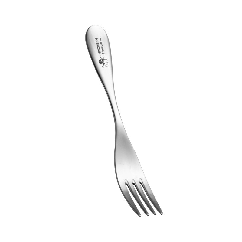 Titāna karotes pārnēsājams āra kempings ceļojumu pārgājienu pikniks Titāna galda piederumu komplekts karotes dakšas nazis galda piederumi