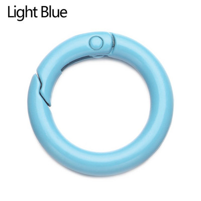 5Gb Krāsainas Metāla Atsperes O veida Gredzens Sprādzes Skavas Karabīnes Maki Rokassomas Sprādzes Apaļas Push Sprūda Snap Āķi Somas aksesuāri