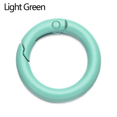 5Gb Krāsainas Metāla Atsperes O veida Gredzens Sprādzes Skavas Karabīnes Maki Rokassomas Sprādzes Apaļas Push Sprūda Snap Āķi Somas aksesuāri