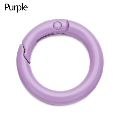 5Gb Krāsainas Metāla Atsperes O veida Gredzens Sprādzes Skavas Karabīnes Maki Rokassomas Sprādzes Apaļas Push Sprūda Snap Āķi Somas aksesuāri