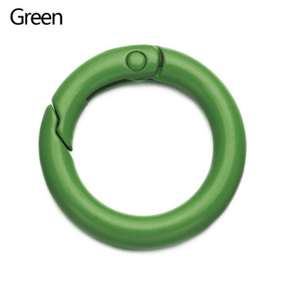 5Gb Krāsainas Metāla Atsperes O veida Gredzens Sprādzes Skavas Karabīnes Maki Rokassomas Sprādzes Apaļas Push Sprūda Snap Āķi Somas aksesuāri