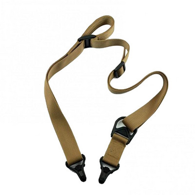 Nailoninis ginklo diržas, lauko sportinis taktinis 2 taškų šautuvo diržo užsegimas 100 kg maksimalaus apkrovos diržo karinis dažasvydžio medžioklės karinis diržas