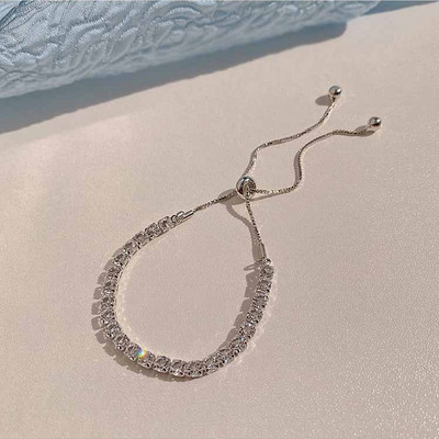 Uued luksuslikud lilledega tsirkoonist pingutusnööriga käevõrud naistele läikivast liblikast kivist reguleeritavad käevõrud peen ehe kingitus