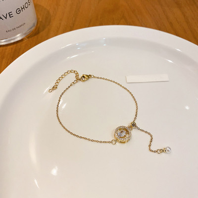 Uued luksuslikud lilledega tsirkoonist pingutusnööriga käevõrud naistele läikivast liblikast kivist reguleeritavad käevõrud peen ehe kingitus