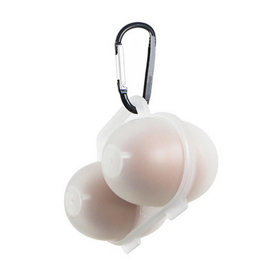 2 režģu olu pārvadātājs pārnēsājama olu uzglabāšanas kaste āra kempingam piknikam Olu plastmasas caurspīdīga olu kastes futrālis ar sprādzi