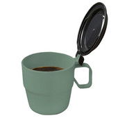 Szilikon összecsukható csésze kültéri piknik leveses tál fedéllel Kis hordozható ivópohár szabadtéri kempingezéshez túrázáshoz és piknikhez