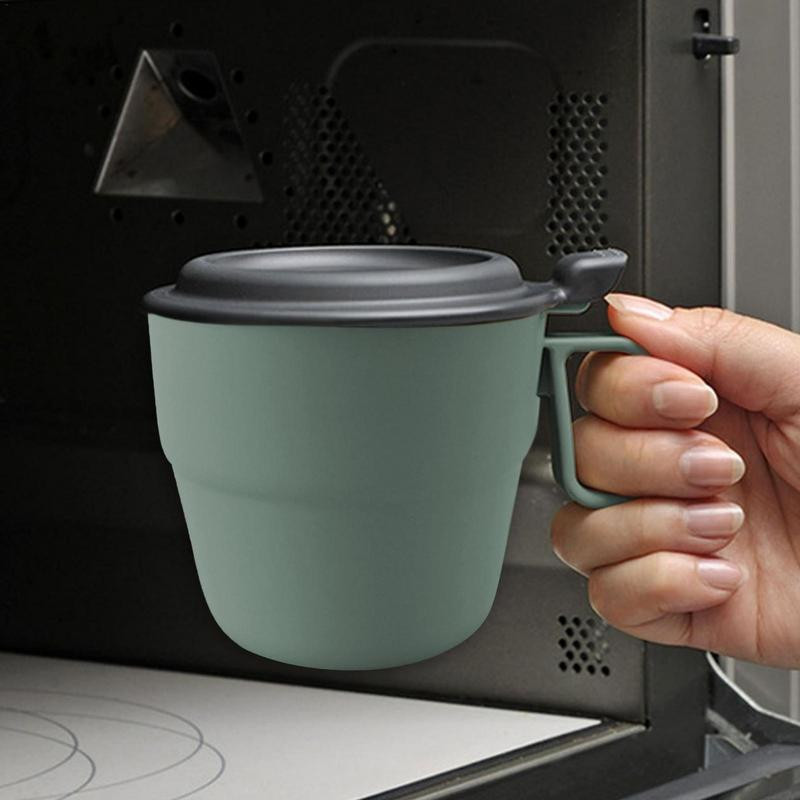 Szilikon összecsukható csésze kültéri piknik leveses tál fedéllel Kis hordozható ivópohár szabadtéri kempingezéshez túrázáshoz és piknikhez