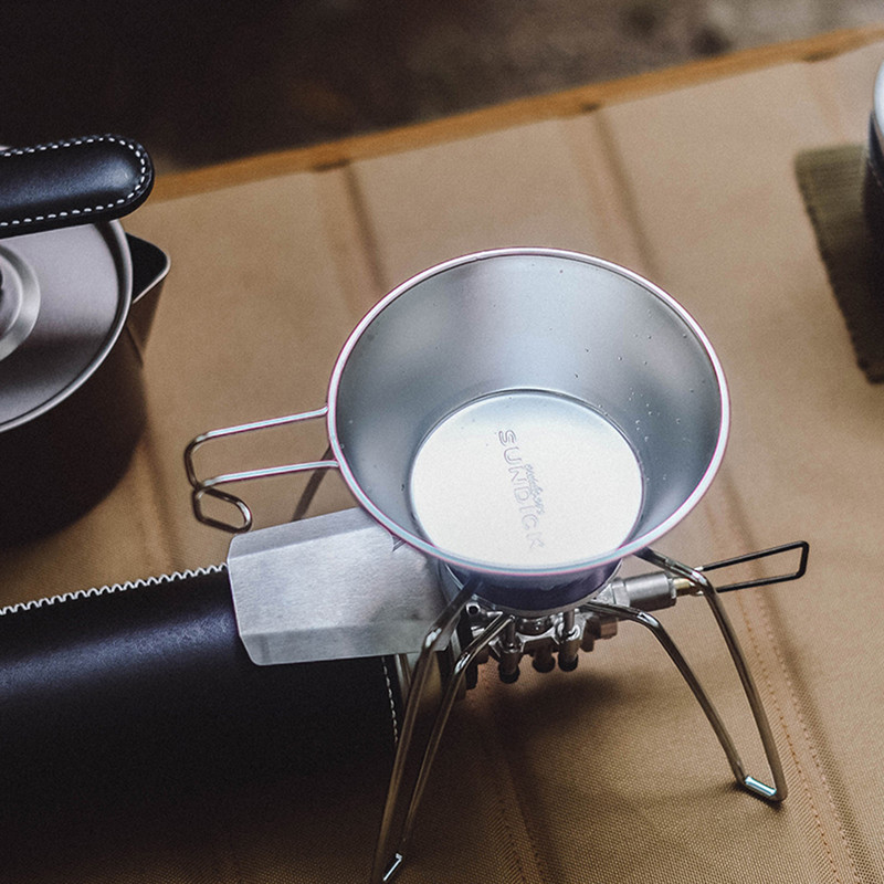 4gab 310 ml nerūsējošā tērauda Sierra krūzes ar uzglabāšanas somu Pārnēsājami āra piknika galda piederumi griliem, pārgājieniem, kempinga kausiem