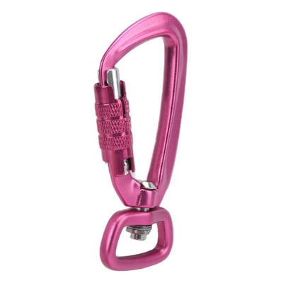 Κλιπ καραμπίνερ ασφαλείας Auto Locking 360 Rotational Hook 4KN Pull for Dog Leash Hammocks Σακίδια πλάτης Αξεσουάρ αναρρίχησης εξωτερικού χώρου