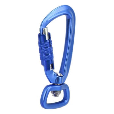 Κλιπ καραμπίνερ ασφαλείας Auto Locking 360 Rotational Hook 4KN Pull for Dog Leash Hammocks Σακίδια πλάτης Αξεσουάρ αναρρίχησης εξωτερικού χώρου