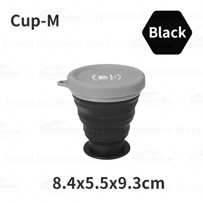 Kempinga galda piederumi Silikona saliekamās bļodas kauss 40 ℃-230 ℃ Augstas temperatūras izturības pārnēsājams bļodas trauks āra piknika ceļojumiem 7 krāsu