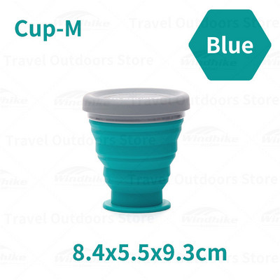 Kempinga galda piederumi Silikona saliekamās bļodas kauss 40 ℃-230 ℃ Augstas temperatūras izturības pārnēsājams bļodas trauks āra piknika ceļojumiem 7 krāsu