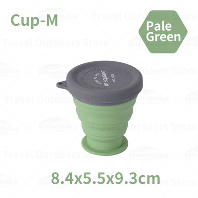 Kempinga galda piederumi Silikona saliekamās bļodas kauss 40 ℃-230 ℃ Augstas temperatūras izturības pārnēsājams bļodas trauks āra piknika ceļojumiem 7 krāsu