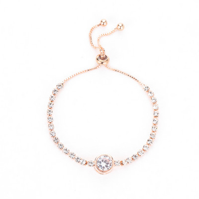 Luksusa spīdīga Rhinestone AAA klases cirkona rokassprādze sievietēm Augstas kvalitātes sudraba zelta krāsas regulējama rokassprādze Jauna korejiešu rota