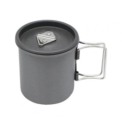 200 ml/300 ml naudingas kelioninis puodelis nuo rūdžių Daugiafunkcis aliuminio lydinio karščiui atsparus kuprinės puodelis