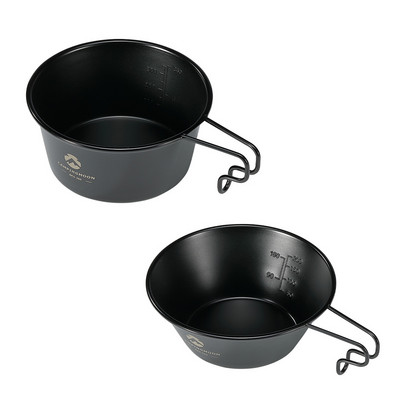 CAMPINGMOON 2vnt Sierra dubenėlių rinkinys lauke nerūdijančio plieno Sierra Bowl nešiojamasis pikniko indai, skirti žygiams kempingo kuprinėms