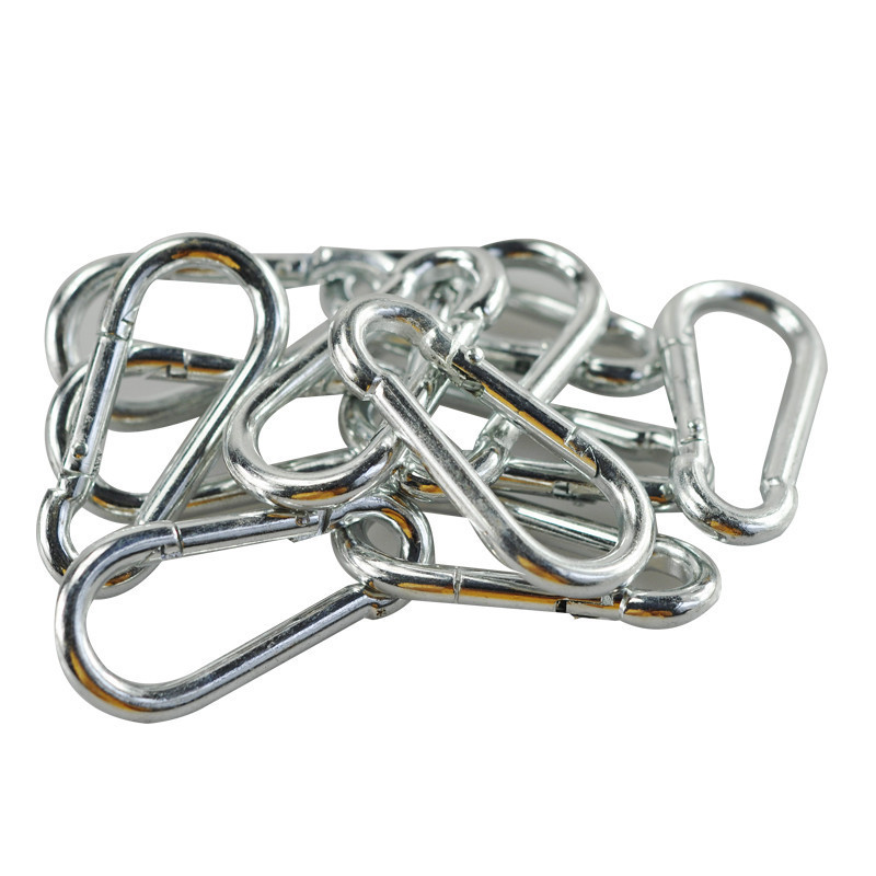 10 vnt Spalvingi karabininiai raktų pakabukai, sagtis, spyruokliniai karabinai, užsegami kabliukai, raktų pakabukai, naudojami kasdien lauke stovyklaujant