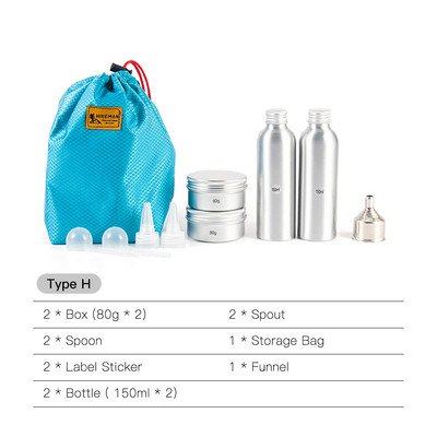 Lauke tušti prieskonių buteliai Dėžutės Prieskonių plaktuvai Stiklainiai su laikymo krepšiu stovyklavimui Grilis iškyloms įrankiai