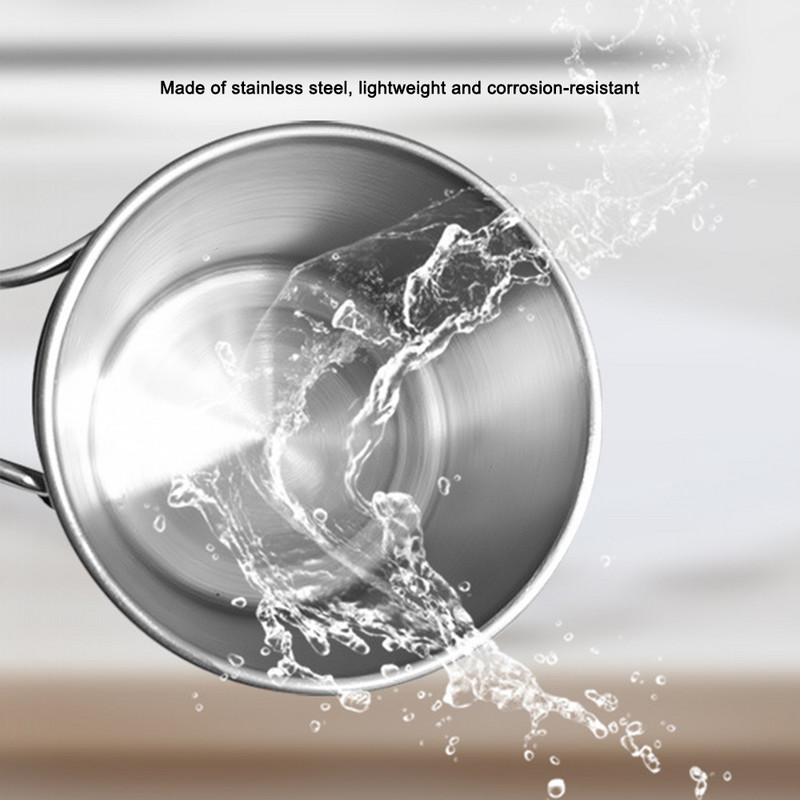 5db kemping edénykészlet kültéri hordozható piknik edénykészlet rozsdamentes acél vízforraló tál csésze étkészlet főzőtartozék