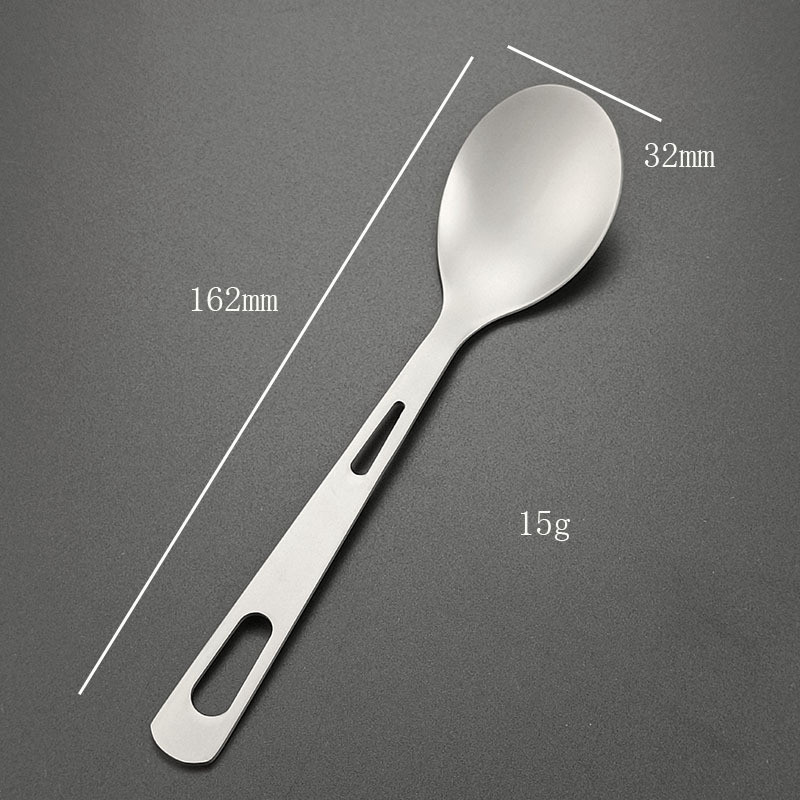 Kültéri kemping evőeszközök 3 részes evőeszköz kanál teljes titán étkészlet Szuper könnyen hordozható étkezési eszközök nyugati ételek