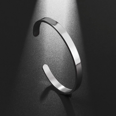 Винтидж сребърна гривна с рибен ръкав, дамска и мъжка малка ръчна усукваща се лента за ръка Мъжки ежедневни модни бохо бижута