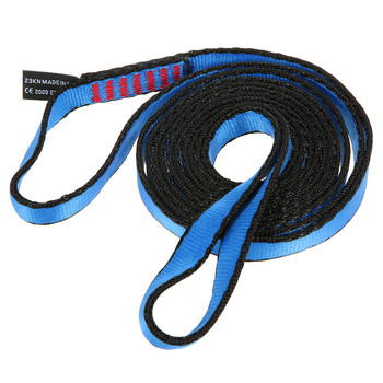 23KN Flat Strap 16mm 60cm/120cm/150cm Rope Runner Webbing Sling Belt for Mountaineing Climbing Caving Rappelling Rescue