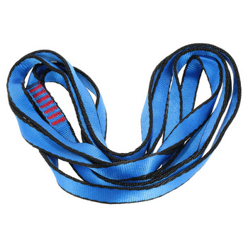 23KN Flat Strap 16mm 60cm/120cm/150cm Rope Runner Webbing Sling Belt for Mountaineing Climbing Caving Rappelling Rescue