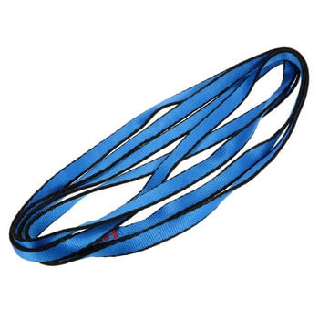 23KN Flat Strap 16mm 60cm/120cm/150cm Rope Runner Webbing Sling Belt for Mountaineing Climbing Caving Rappelling Rescue