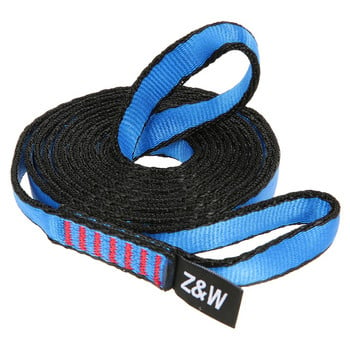 23KN Flat Strap 16mm 60cm/120cm/150cm Rope Runner Webbing Sling Belt for Mountaineing Climbing Caving Rappelling Rescue