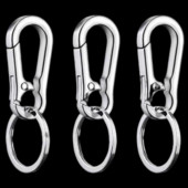 3 vnt Raktų pakabukas Sagtis, apsaugantis nuo praradimo juosmens diržo segtukas Raktų pakabukas Sagtys karabinas Raktų pakabukai, skirti laipiojimo sporto įrankiams lauke