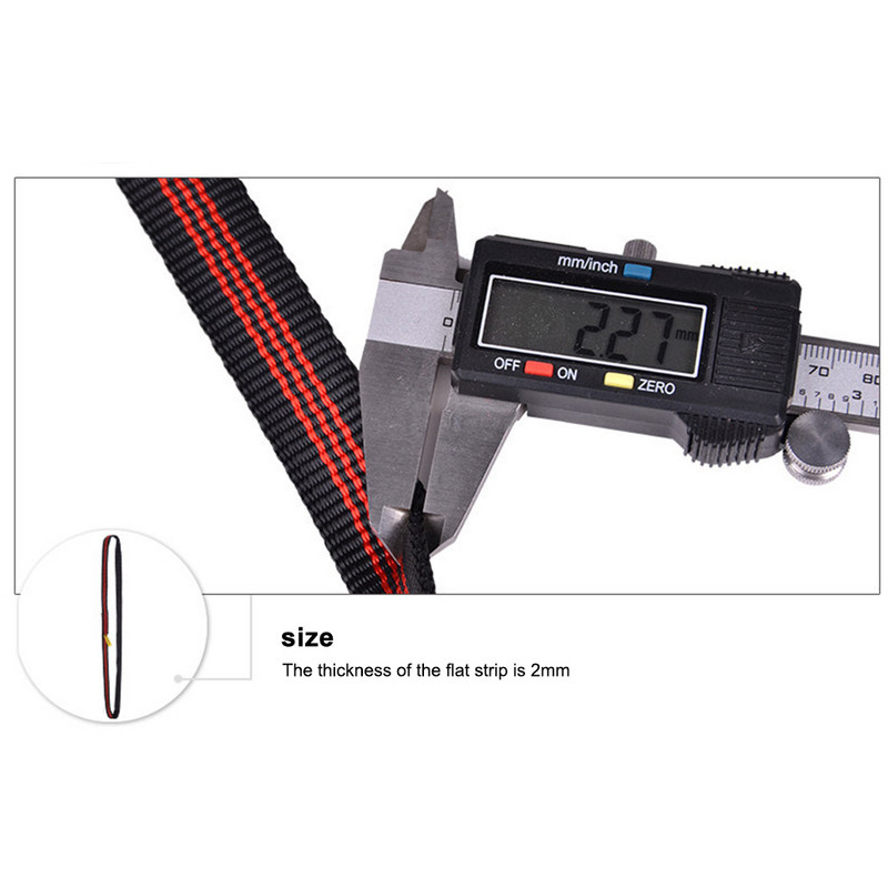 60 cm lauko laipiojimo uolomis diržo apsauginis diržas 22 kN didelio stiprumo dilimui atsparus diržas alpinizmo įranga lauko įrankiai