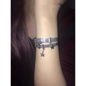 Star Pentagram pulksteņa joslas regulējama rokassprādze sievietēm Punk Cool Fashion Estētiskā šarma rokassprādze Harajuku modes rotaslietas dāvana