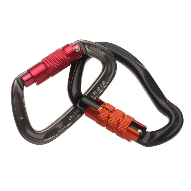 D formos raktų kabliukai Profesionalus saugos karabinas Laipiojimo apsauga Master Lock Lauke Ascend Alpinizmo apsaugos įranga