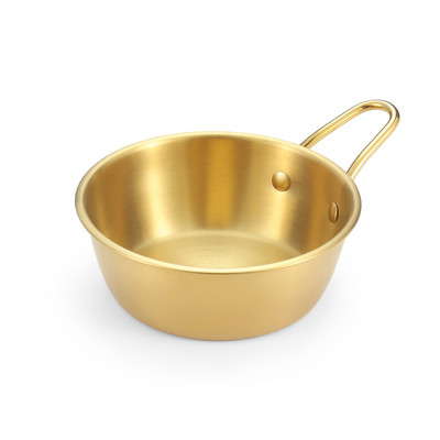 304 Roostevabast terasest kauss Maitsestusnõu Kuum pott kastmiskauss Toidukastme tass Korea riisiveinikauss käepidemega Köögilauanõud1