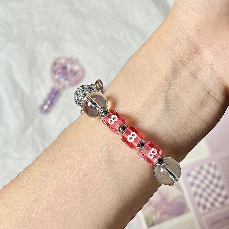 Y2k Butterfly Star Pentagramma Rhinestone pērlīšu rokassprādze sievietēm Sweet Cool Fashion Charm Rokassprādze Estētiskas tendences rotaslietas dāvana