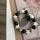Γυναικείο ελαστικό βραχιόλι με χάντρες Sheep Star Pentagram για γυναίκες Δημιουργικά χαριτωμένα δροσερά vintage αξεσουάρ Harajuku μοντέρνα κοσμήματα