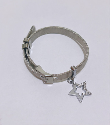 Harajuku Trend Rhinestone Hollow Star Pentagram Heart Bracelet for Women Cool Fashion Charm Bracelet Aesthetics Y2k Jewelry New