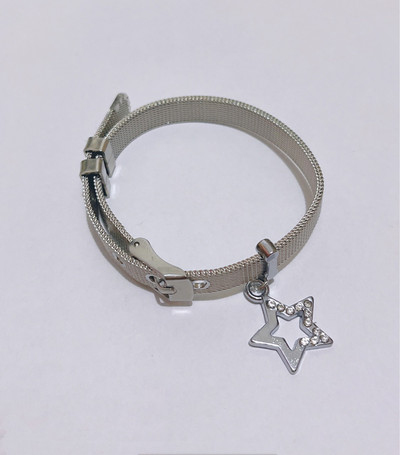 Harajuku Trend Rhinestone Hollow Star Pentagram szív karkötő nőknek Cool Fashion Charm karkötő Esztétika Y2k Ékszerek Új